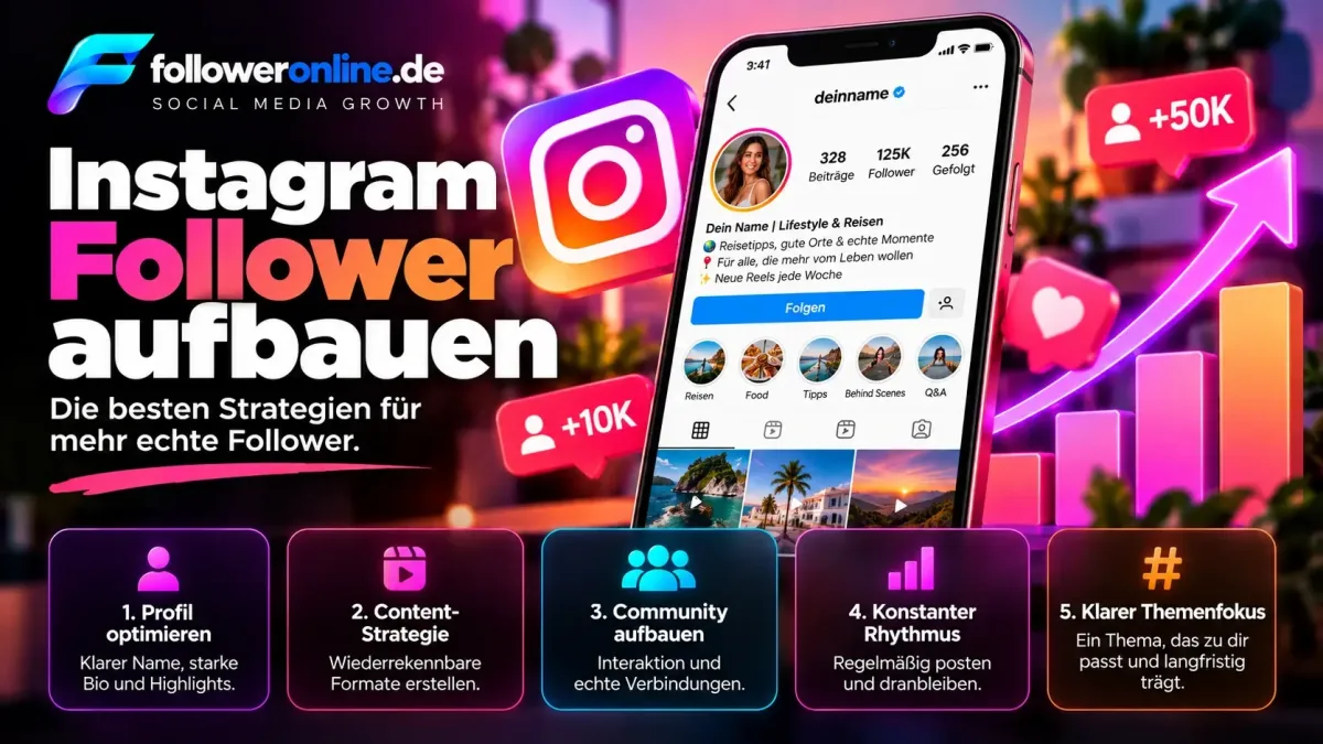 Instagram Follower aufbauen – Strategien für mehr Follower und nachhaltiges Wachstum