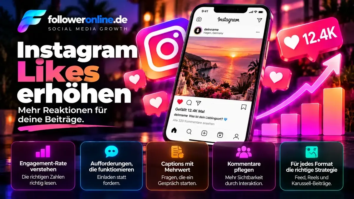Instagram Likes erhöhen – Strategien für mehr Likes, Engagement und Interaktionen