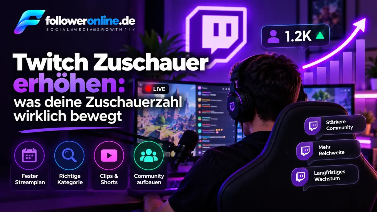 Twitch Zuschauer erhöhen – Strategien für mehr Zuschauer und langfristiges Wachstum
