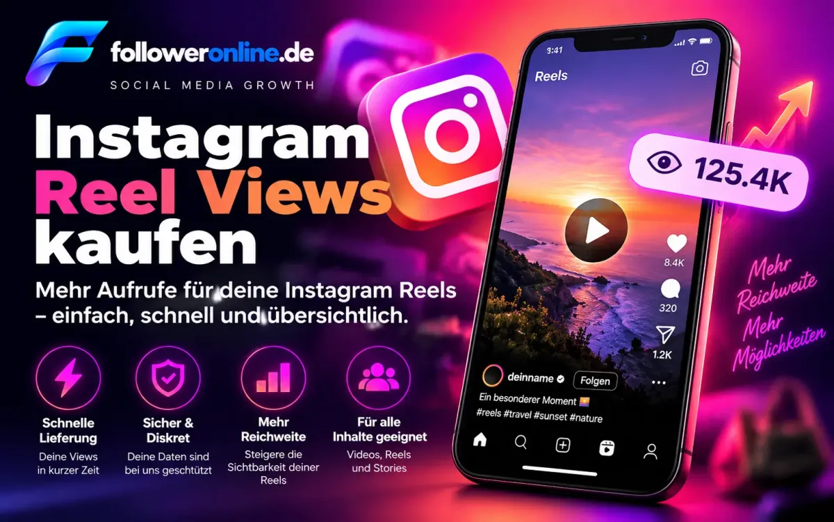 Instagram Reel Views kaufen – mehr Aufrufe für Instagram Reels