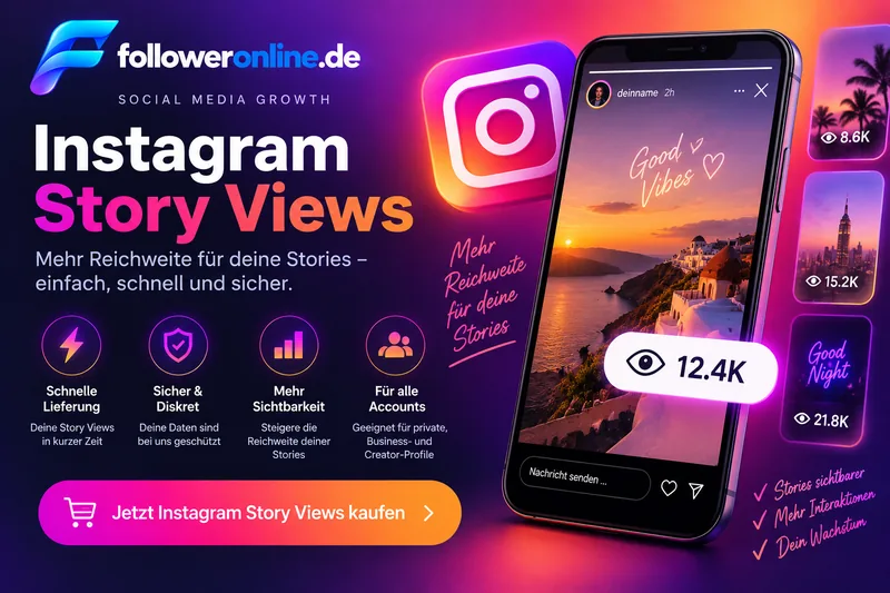 Instagram Story Views kaufen von FollowerOnline