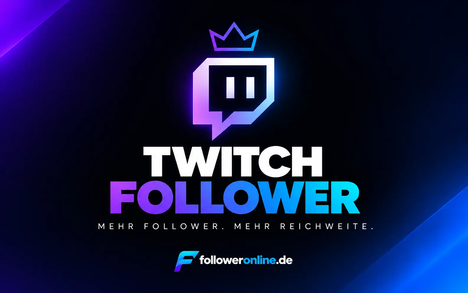 Twitch Follower kaufen – Twitch Logo mit Krone