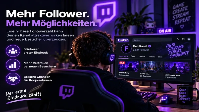 Twitch Follower kaufen das sind deine Möglichkeiten Deine Möglichkeiten mit Twitch Follower kaufen
