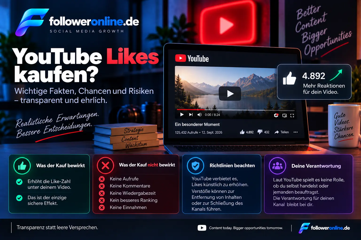 YouTube Likes kaufen – wichtige Fakten, Risiken und Auswirkungen